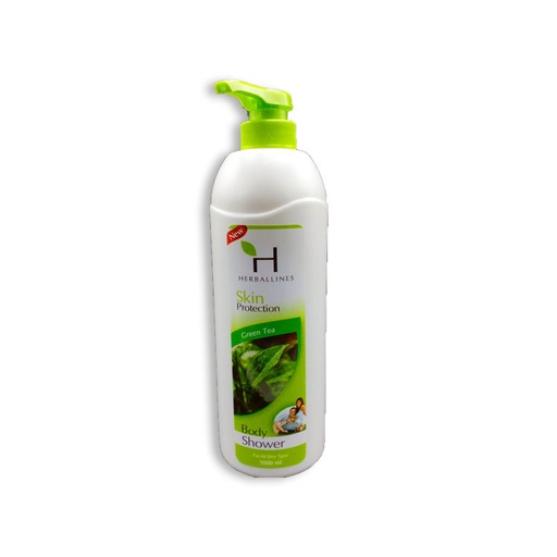 [BSO00031] Herballines Body Shower Green Tea 1000ml