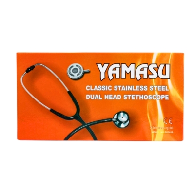 Yamasu Classic Stainless Steel Kual Head Stethoscope