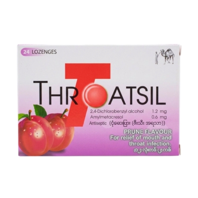 Throatsil Prune Lozenges