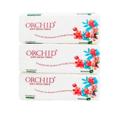 Orchid Facial Tissue