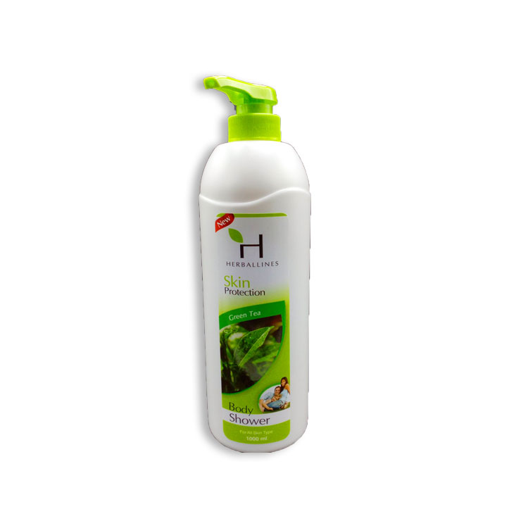 Herballines Body Shower Green Tea 1000ml