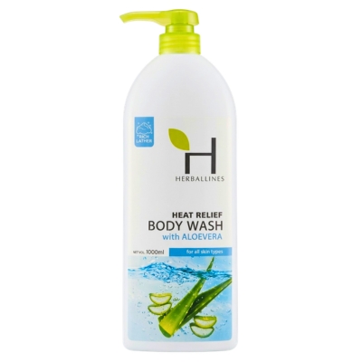 Herballines Body Shower Aloe Vera 1000ML