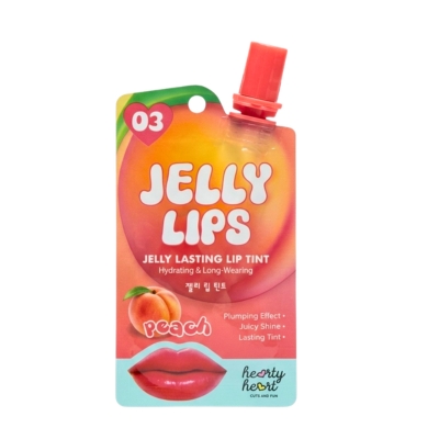 Hearty Heart Jelly Lips Peach