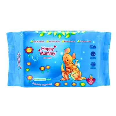 Happy Mammy Wipes Tissue Blue(30's)