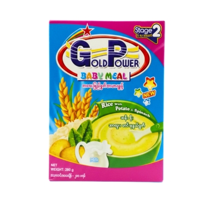 Gold Power Rice,Potato & Spinach 280g