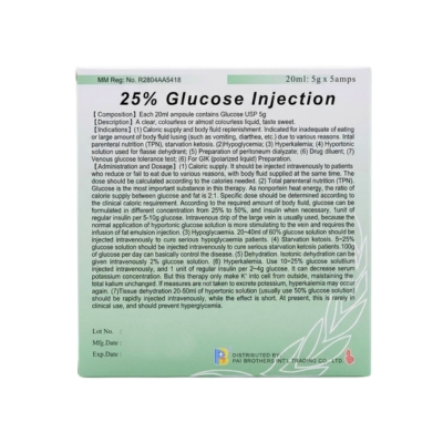 Glucose inj 25% China