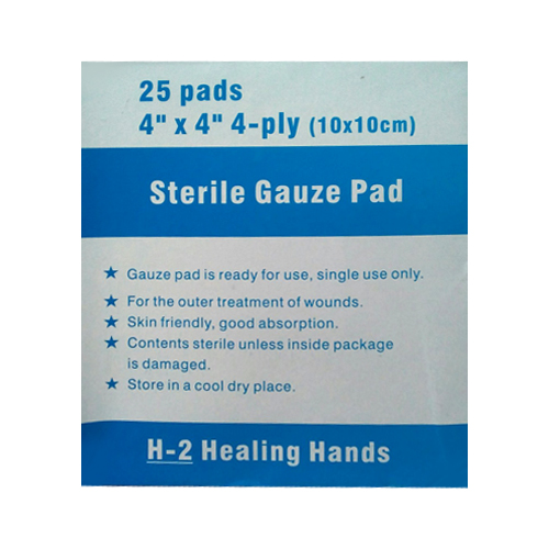 Gauze Sponge (4in) H2 8ply
