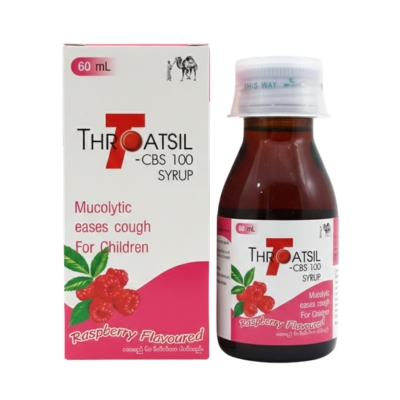 Throatsil CSB100 Syrup Raspberry