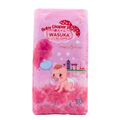 Wasuka Baby Diaper L50