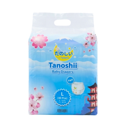 Tanoshii Baby Diaper L40