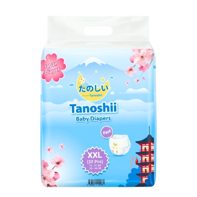 Tanoshii Baby Diaper XXL32