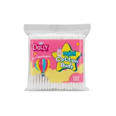 Dolly Mini Cotton Buds Zipper bag 100