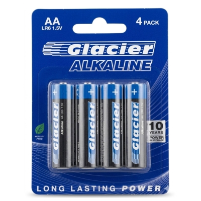Glacier Alkaline AA LR06 4pack