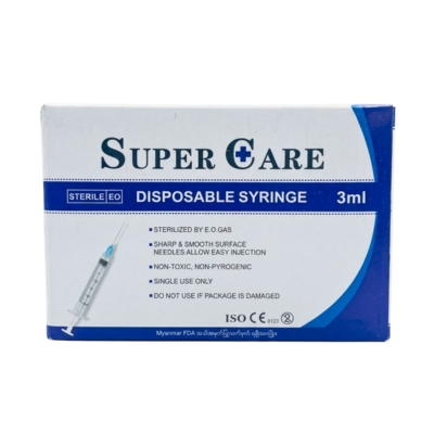 Super Care Disposable Syringe 3CC