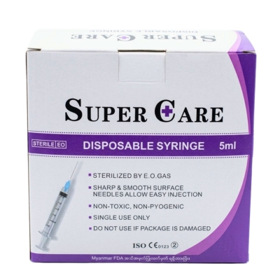 Super Care Disposable Syringe 5CC