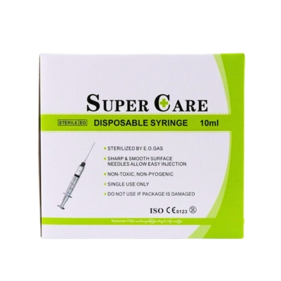 Super Care Disposable Syringe 10CC