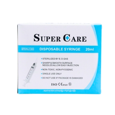 Super Care Disposable Syringe 20CC