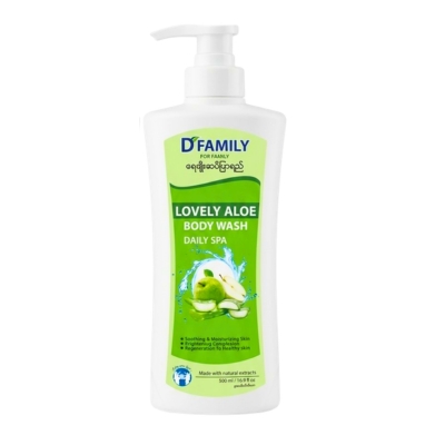 D Family Lovely Aloe Body Wash 500ml