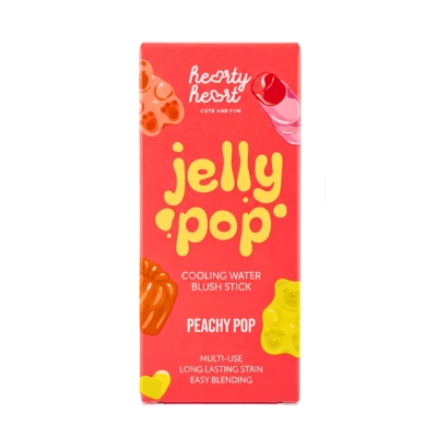 Hearty Heart Jelly Pop Blush Stick (Peachy Pop)