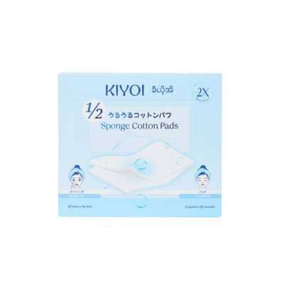 Kiyoi Cotton Pads (2Layersx40Counts)