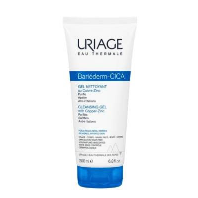 Uriage Bariederm Cleaning Cica Gel for Weakened Irritated Skin 200ml