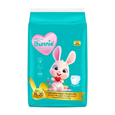 Bunnie Baby Diaper XL20 12-17Kg