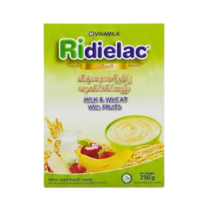 Ridielac Milk & Wheat With Fruits 250g