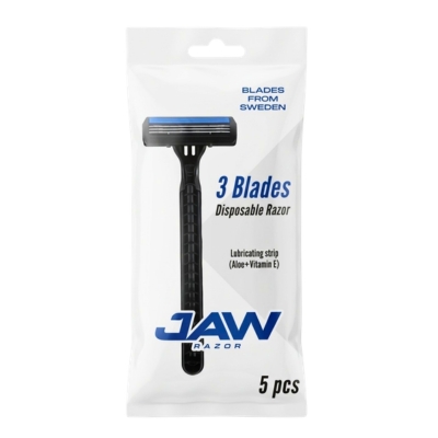 Jaw 3 Blades Razor Polybag