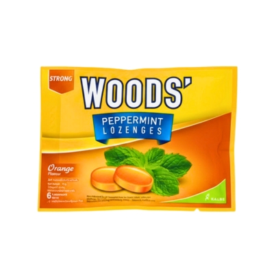 [LOW00004] Wood Lozenges (Orange)Yellow