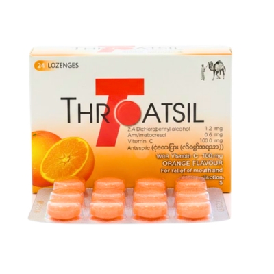 [8200002] Throatsil Orange Lozenges