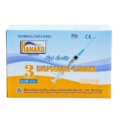 [6190006] Syringe 3CC (Hanako)/(Nipro)