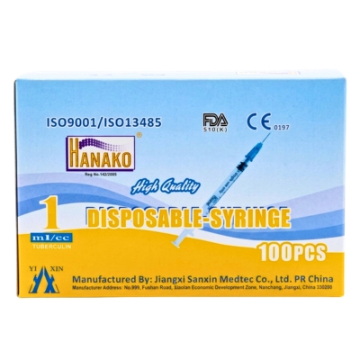 [6190011] Syringe 1CC (Hanako)ရုိးရုိး