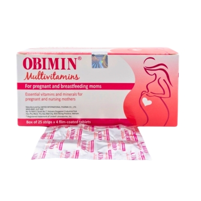 [11150006] Obimin Multivitamin 4 လံုး Strip 25*4
