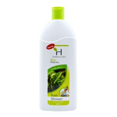[12080025] Herballines Green Tea Body Shower 600ml