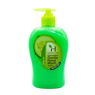 [12080017] Herballines Cucumber Hand Wash (Green)