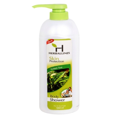 [BSO00031] Herballines Body Shower Green Tea 1000ml