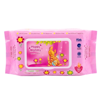 [OTH00029] Happy Mammy Wipes Tissue Pink(80'S)