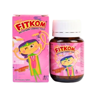 [11060085] Fitkom Chewable Tablets Strawberry