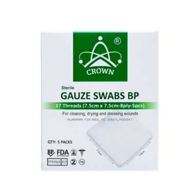 [6030031] Crown Gauze Swab (EO Sterile)3"x3"