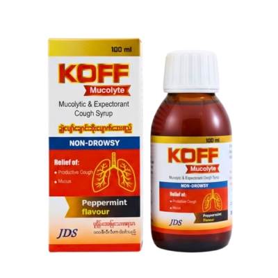 [15110015] Koff Mucolytic Syrup Red 100ML