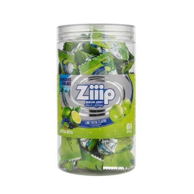 [08260005] Ziiip Menthol Candy Lime 60pcs