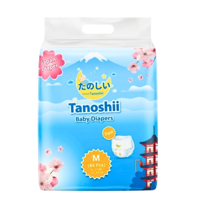 [12200025] Tanoshii Baby Diaper M44
