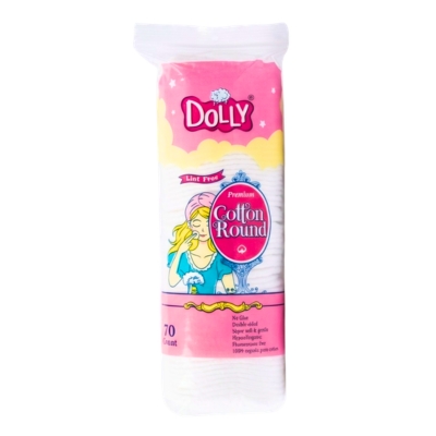 [01040009] Dolly Cotton Round 70pcs