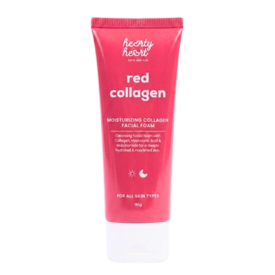 [12080090] Hearty Heart Red Collagen Facial Foam