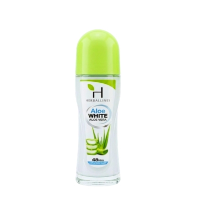 [12080103] Herballines Roll on Aloe White 75ml