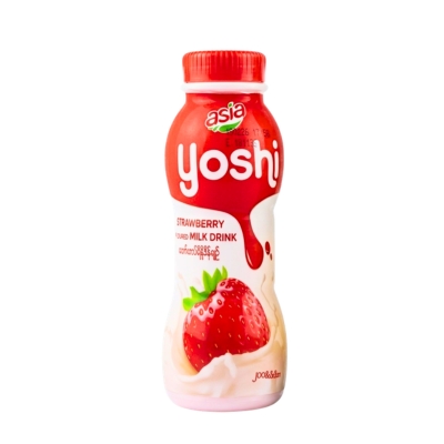 [07250001] Yoshi Strawberry Milk Drink 200ML