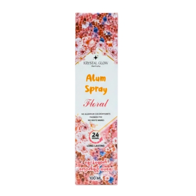 [12110012] Krystal Glow Alum Floral Spary 100ML