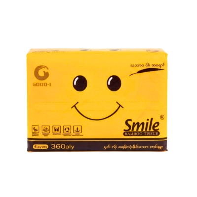[01190006] Smile Bamboo Tissue (Single)