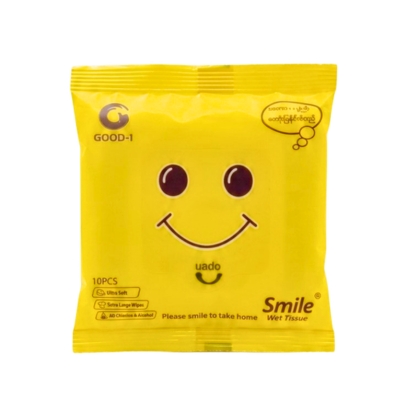 [01190013] Smile Wipe Tissue 10's