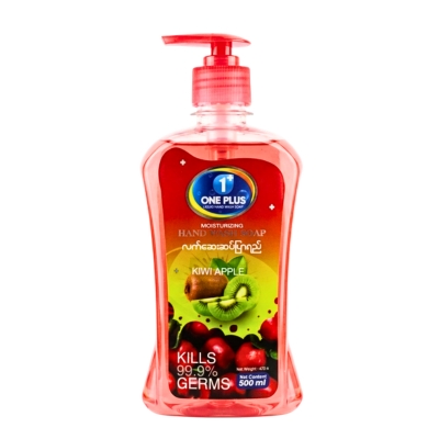 [12150028] One Plus Hand Wash Soap 500ml (Apple)